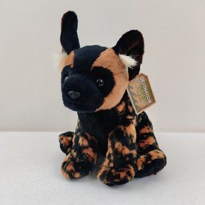 African Wild Dog Calico Hyena Plush Stuffed Animal Destination  Nation Aurora